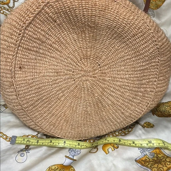 Handcrafted Tan Woven Bag - Picture 3 of 6